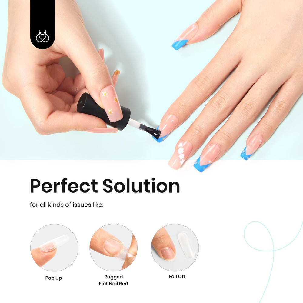 Beetles Gel 9 en 1 – extensions d'ongles durables et nettes.
