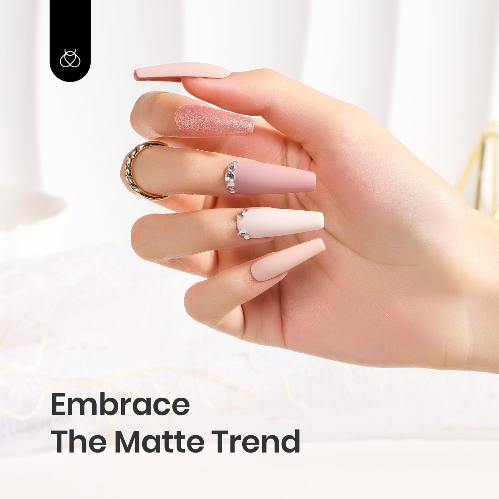 Beetles déballage et application DIY pour ongles professionnels à domicile.