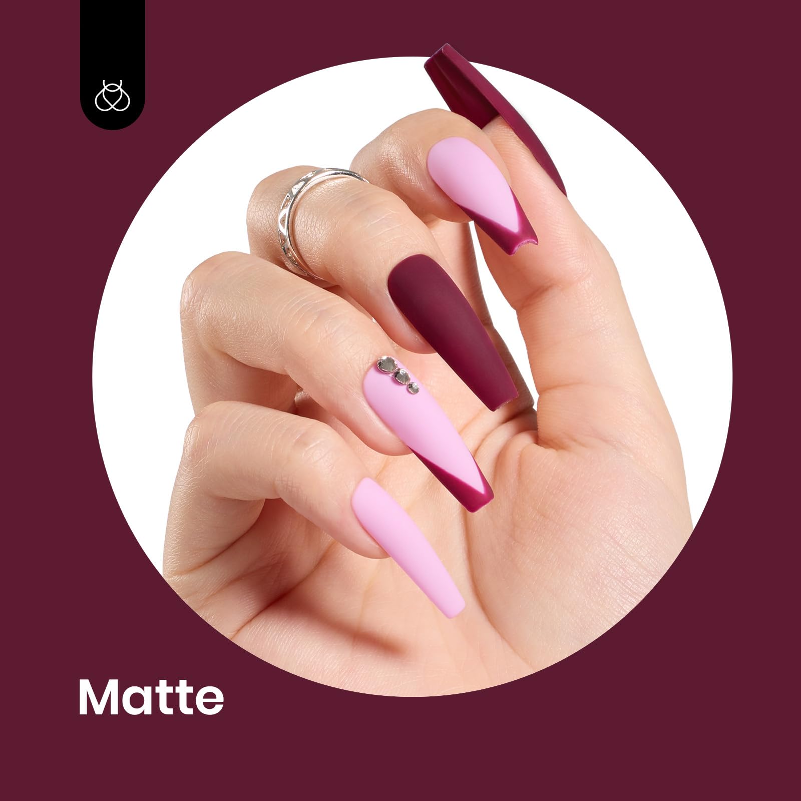 Application sur l’ongle avec lampe LED/UV pour durcissement rapide