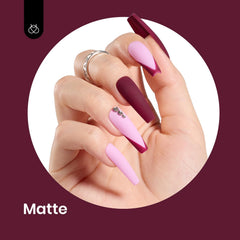 Application sur l’ongle avec lampe LED/UV pour durcissement rapide