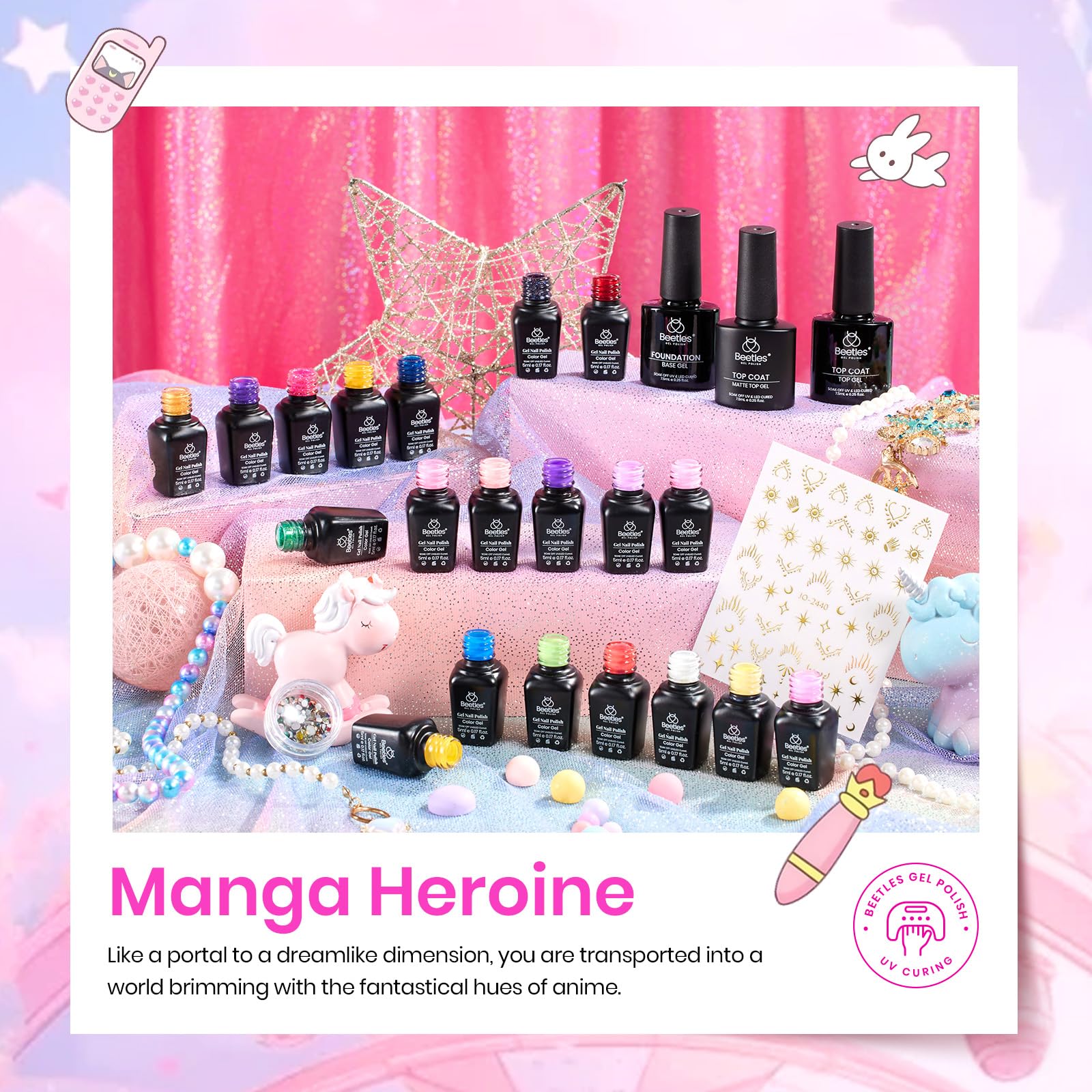 Application facile Beetles vernis gel pour manucure maison