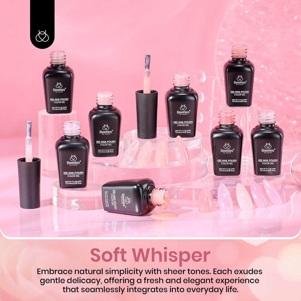 Beetles astuces application vernis gel rose nude, conseils maniables.