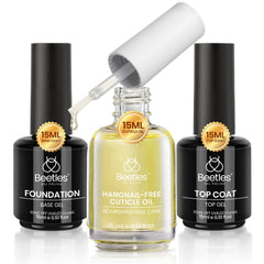 Beetles base coat pour adhérence durable et brillance longue durée.