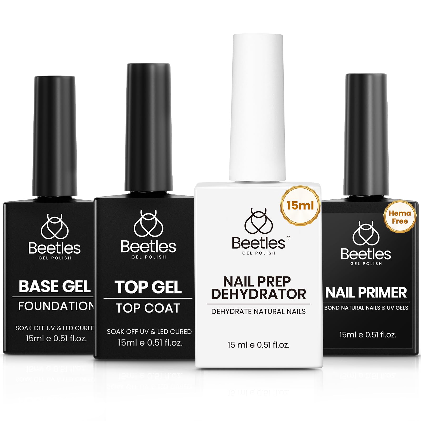 Beetles Base Coat : base adhérente et durable pour une fondation solide.