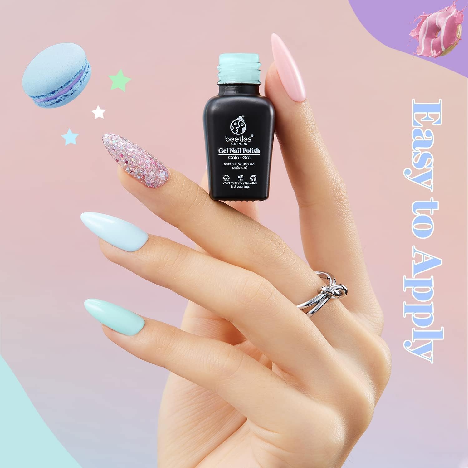 Base et haut Beetles : finition brillante et mate pour des ongles impeccables
