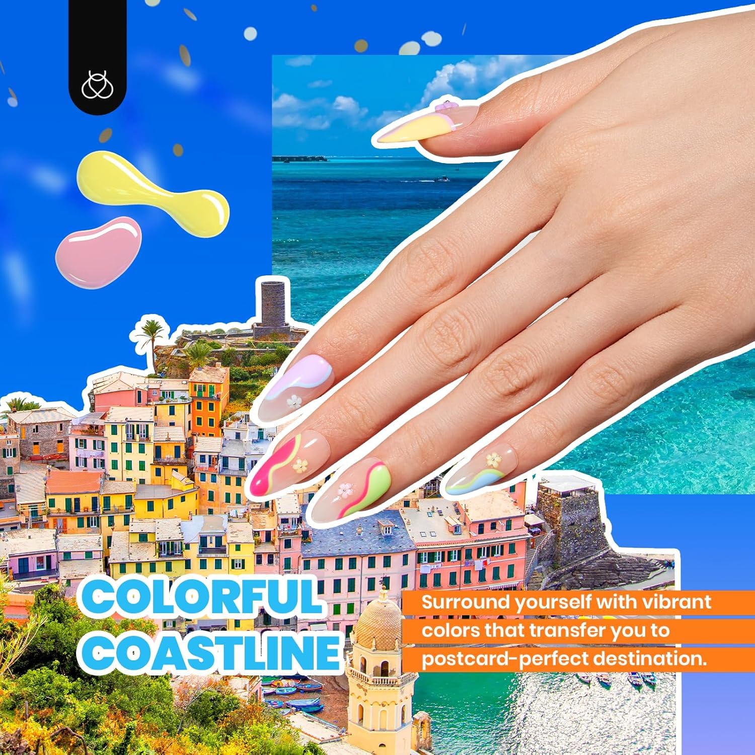 Beetles Gel Polish Kit: bases et top coats pour une tenue longue durée.