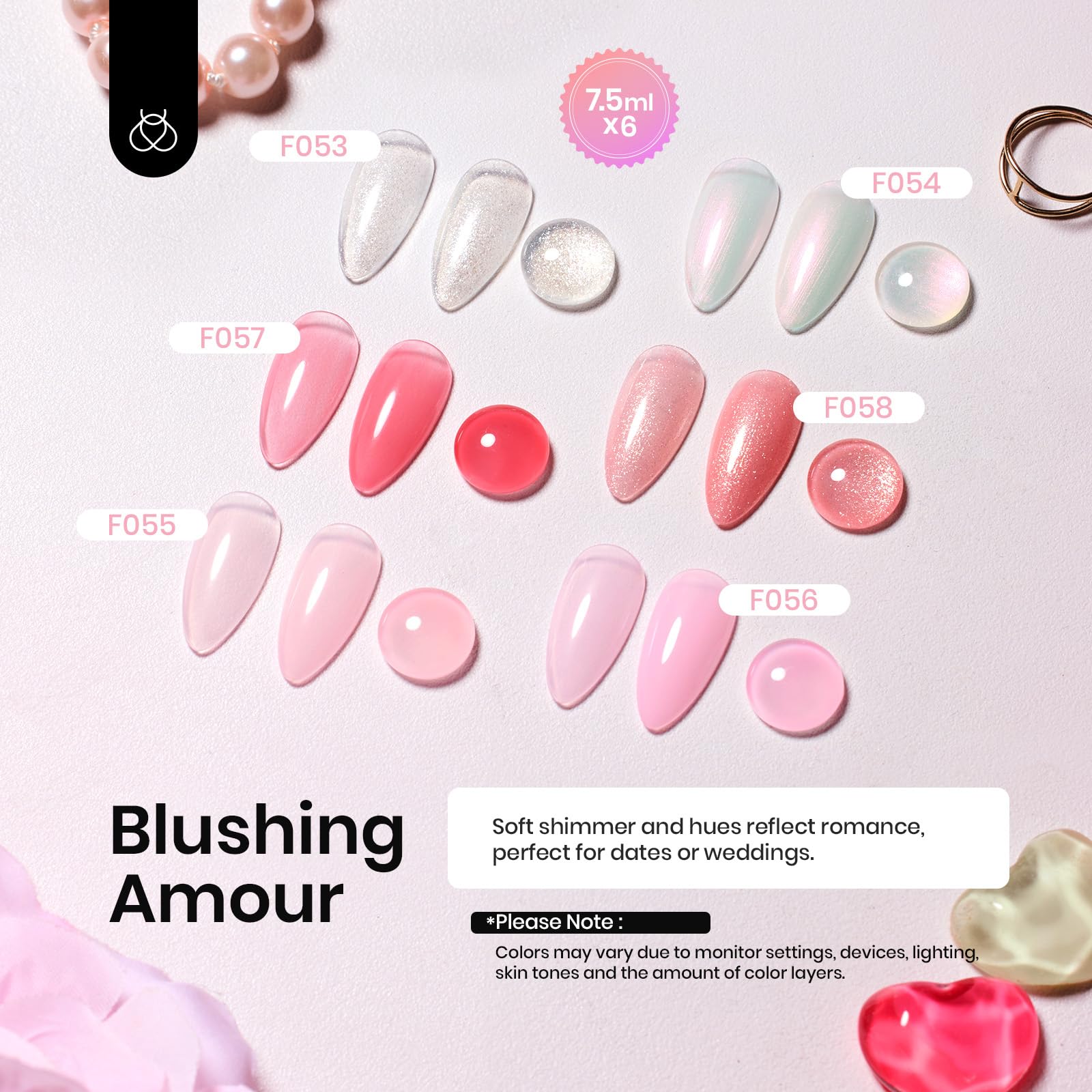 Beetles Rubber Base Gel renforcement et réparation des ongles fragiles