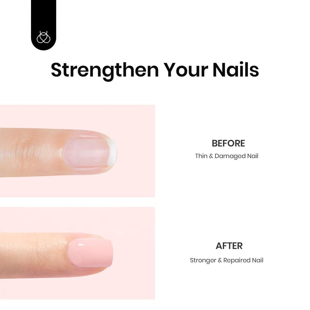 Beetles Base Gel renforçant les ongles grâce à des nutriments.