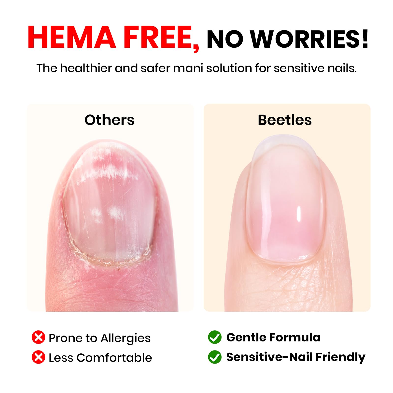 Beetles Base Gel sans HEMA, application lisse et précise