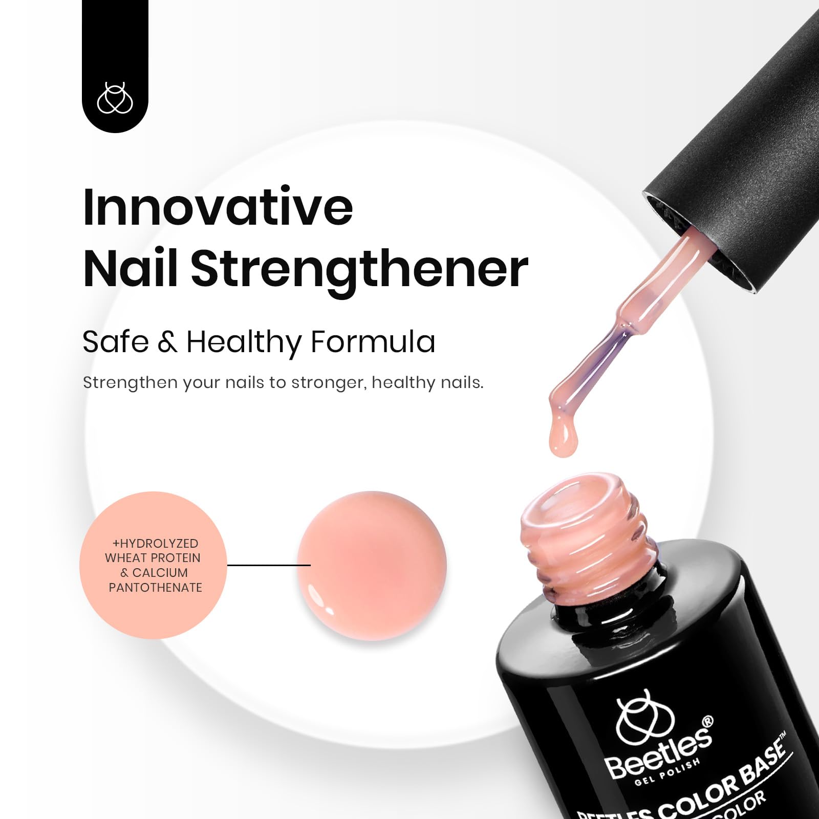 Beetles Nude Base Gel – modelage des ongles facilité et forme arquée