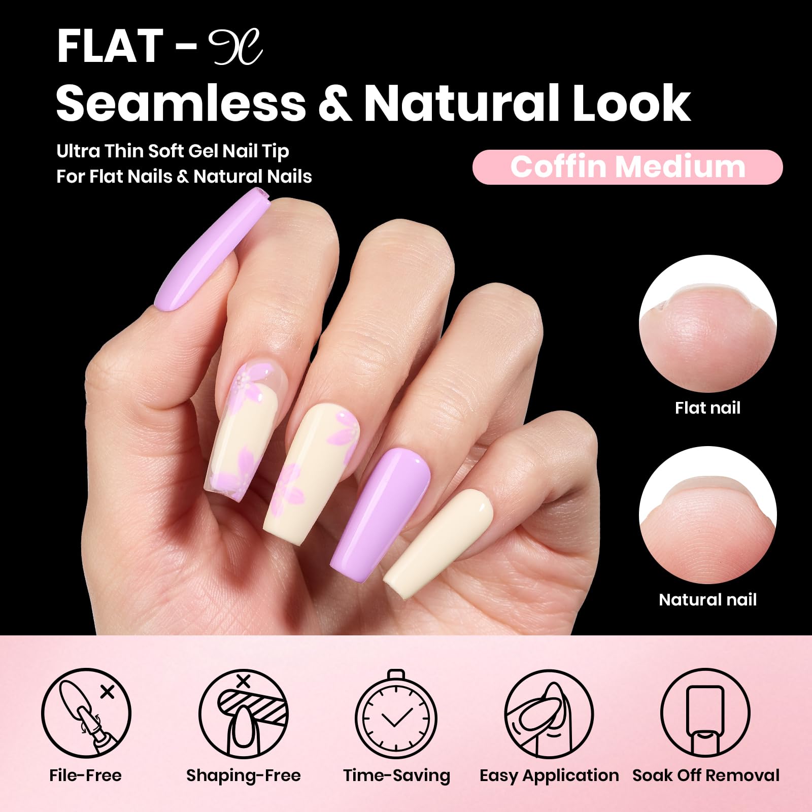 Beetles base et top gel 7,5 ml, brillance durable.