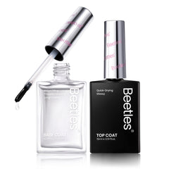 Beetles Gel Polish – base-vernis 15ml, protection et brillance durable.