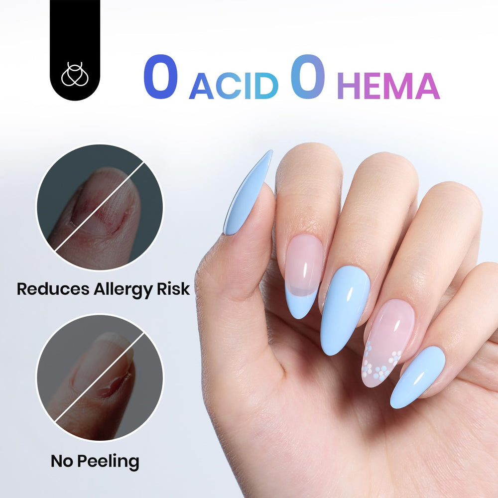 Beetles Base Vernis Sans HEMA: adhérence optimale sans compromis.