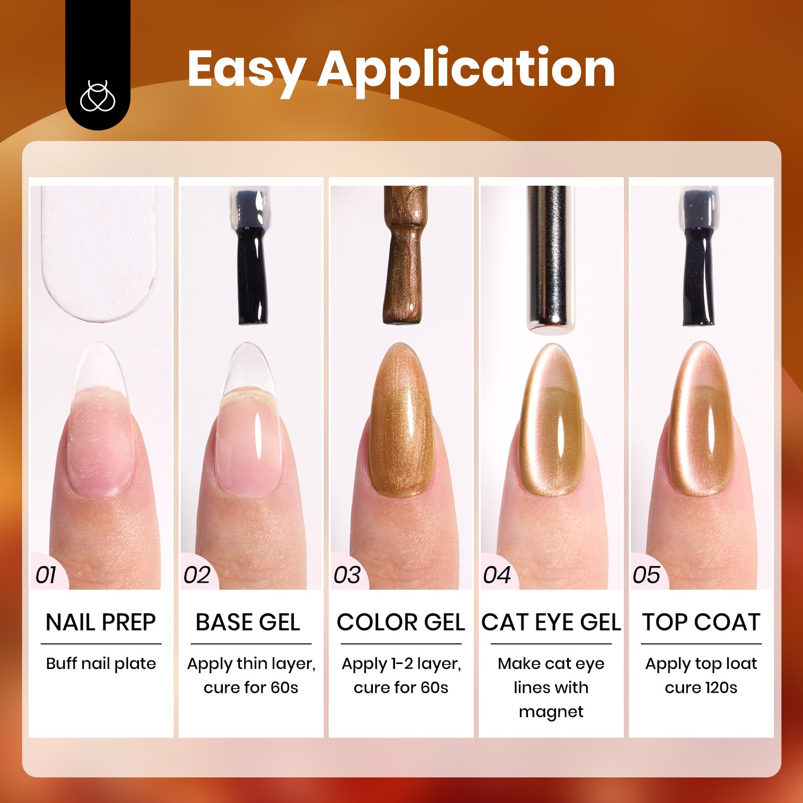 Beetles Brown Cat Eye Vernis Cadeau Beauté: idée cadeau chic pour elle