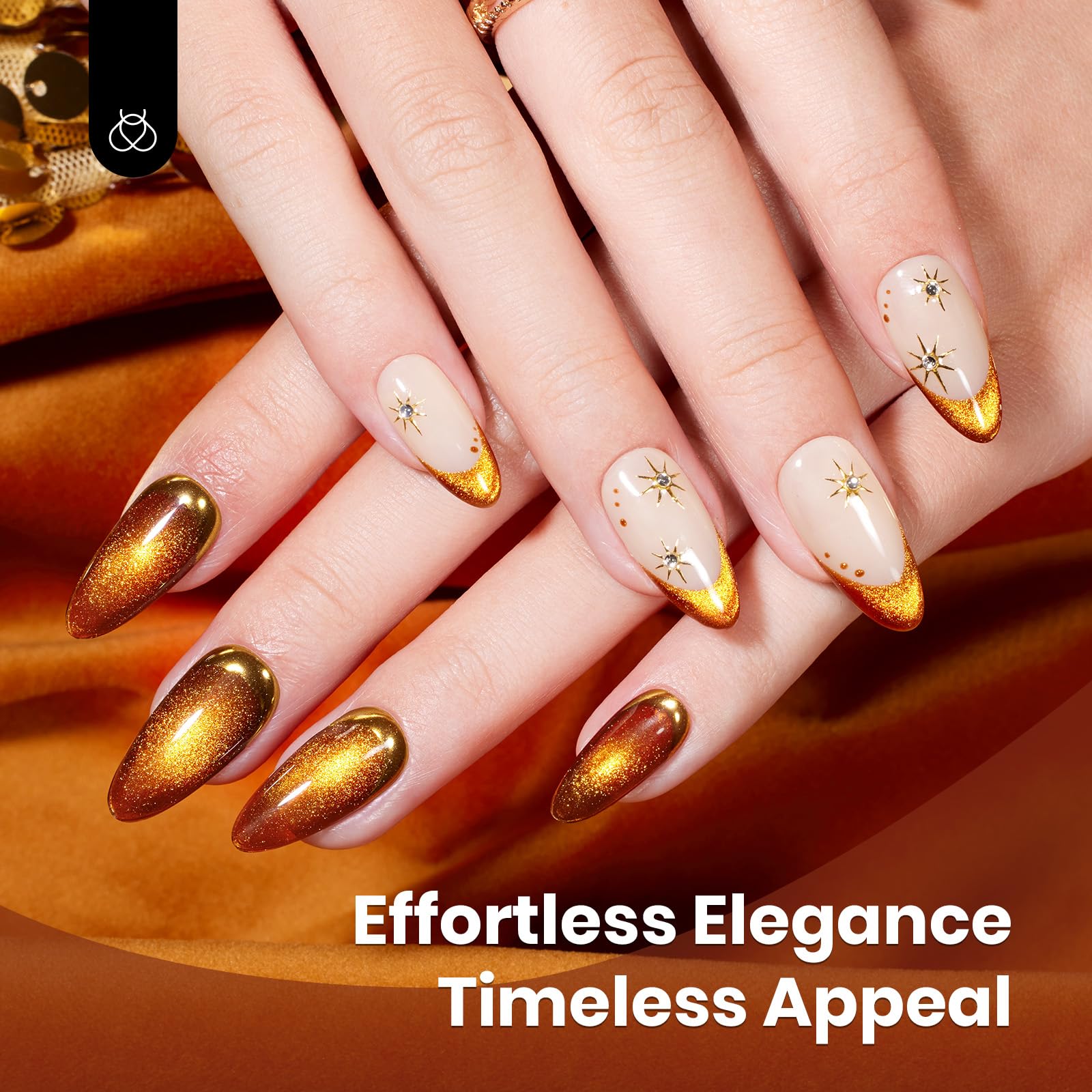 Beetles Brown Cat Eye Vernis Longue Durée: résistant jusqu'à 28 jours