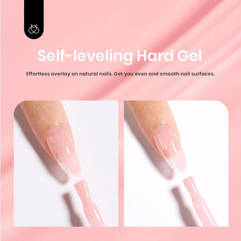Gel flexible et durable Beetles, protège l’ongle et renforce la résistance.