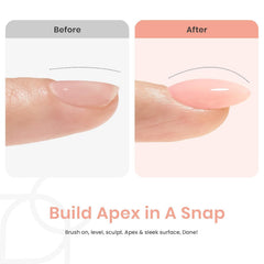 Beetles Builder Gel extension-ongles pour ongles plus longs et nets.