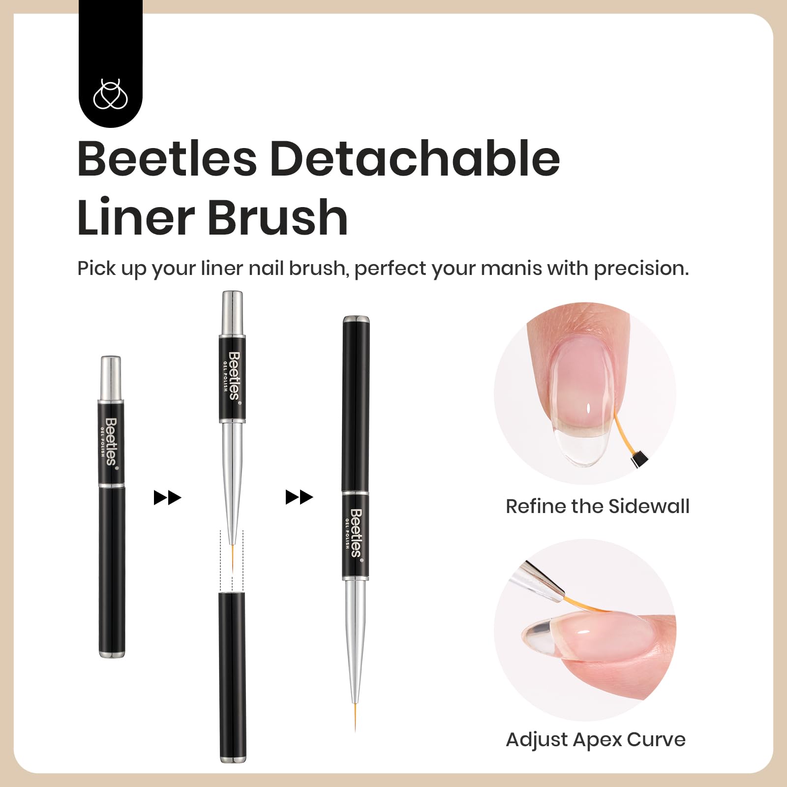 Beetles Builder Gel Extensions Ongles : extension durable et sculptée.