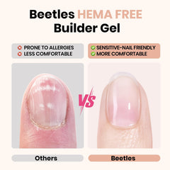 Gel builder clair Beetles pour finitions nettes et transparentes