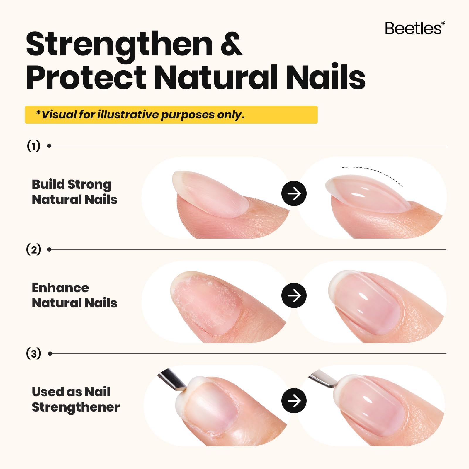 Gel builder nude Beetles pour ongles naturels et élégants