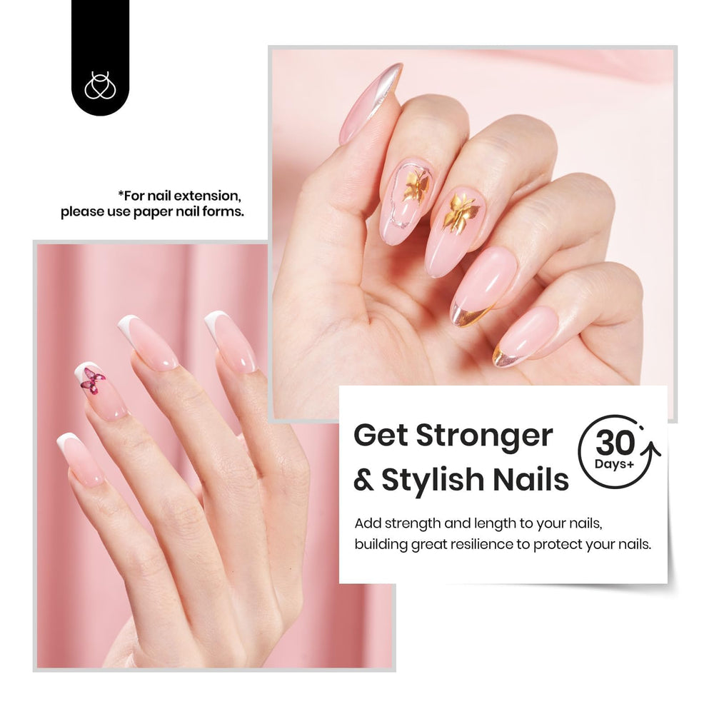 Texture jelly rose Beetles Gel, offre une couverture homogène et durable.