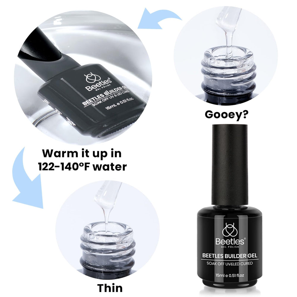 Beetles Builder Gel : ensemble beauté pour femmes, cadeau élégant.