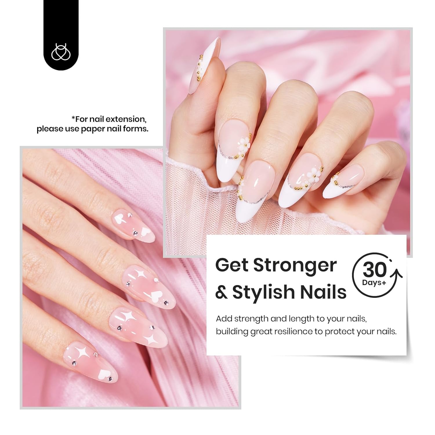 Beetles Builder Gel Peach Breeze – adapté au bricolage à domicile et en salon