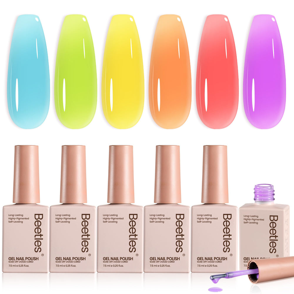 Beetles Candy Spritz Jelly Gel: ensemble pastel translucide pour ongles éclatants
