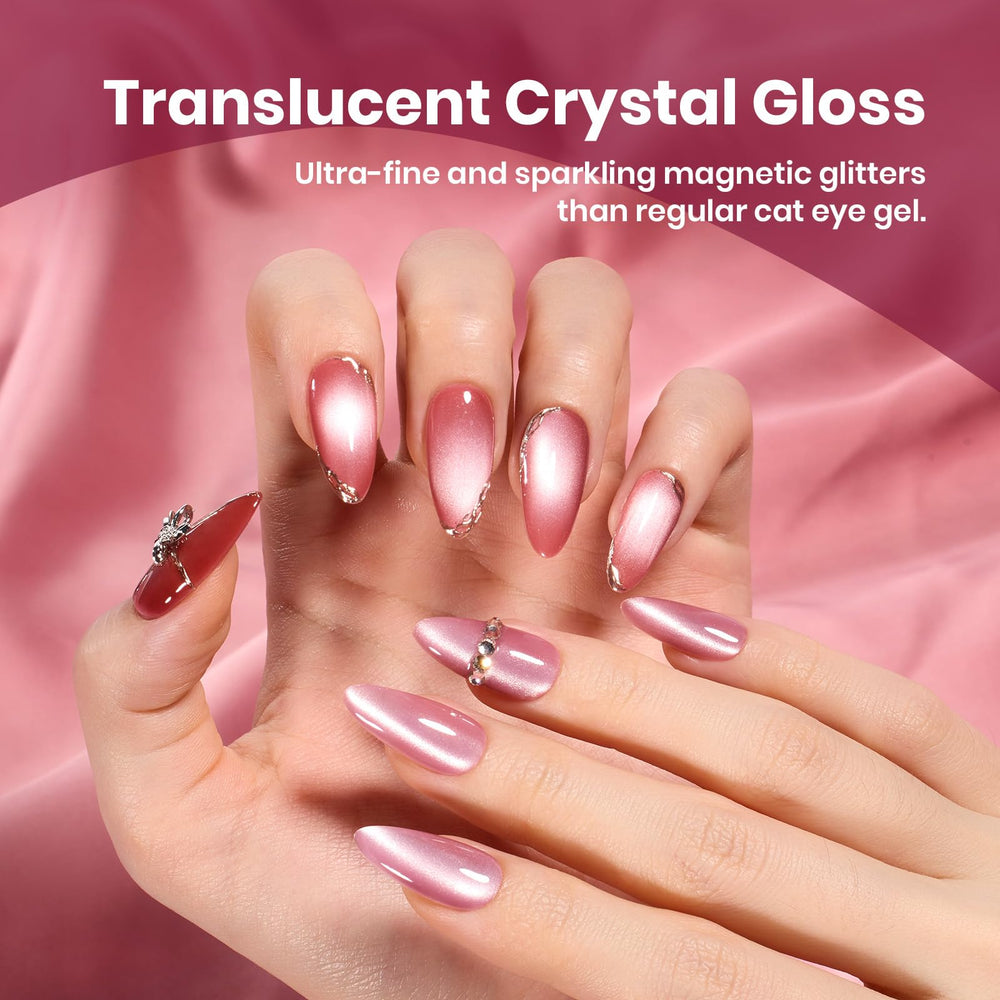 Reflets céramique sur Beetles vernis œil-de-chat pour look durable