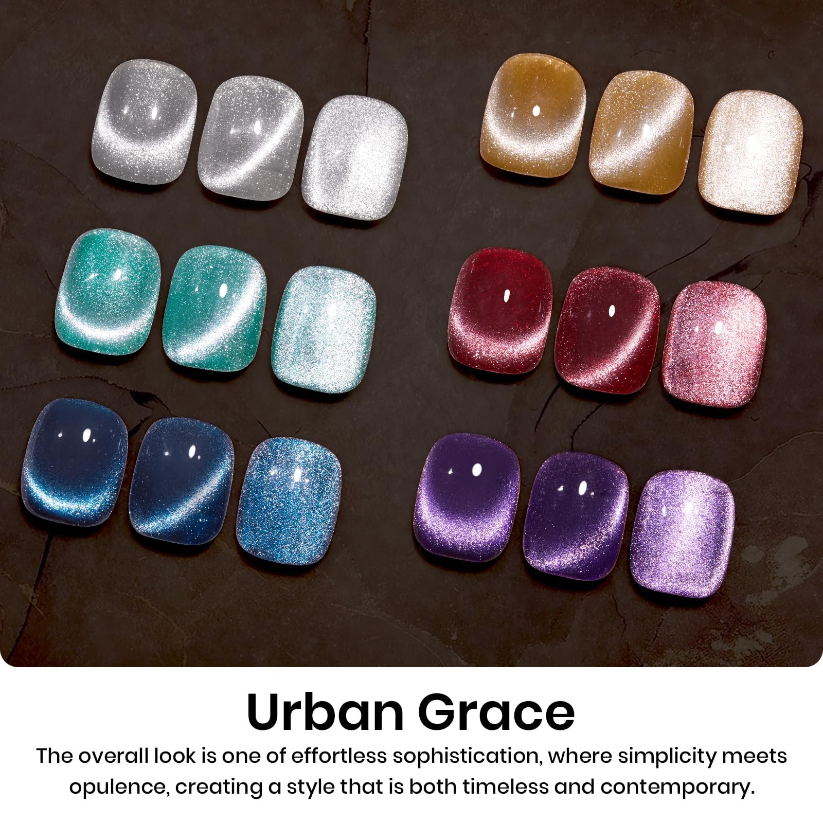 Beetles Vernis Œil-de-chat argent glitter, vernis glamour avec reflet métallique.