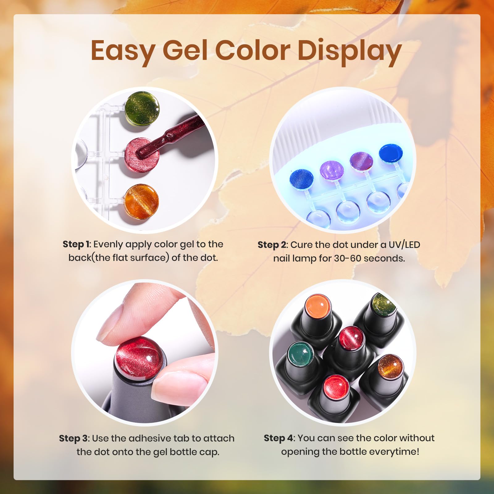 Vernis gel Beetles palette de couleurs pour assortir vos looks.