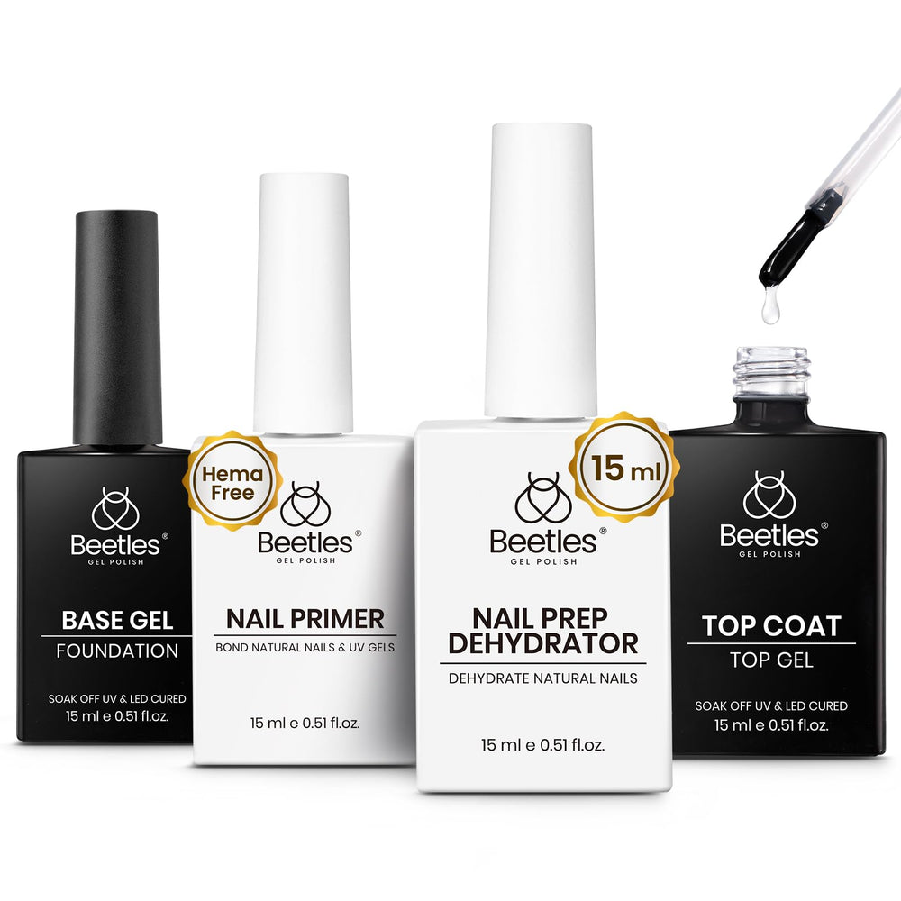 Beetles coffret base gel : fondation solide pour ongles gel.