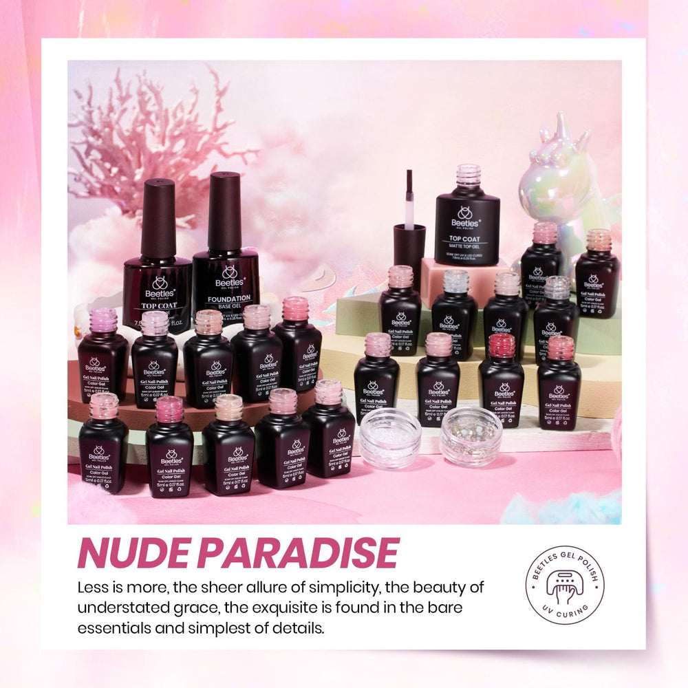 Beetles Coffret cadeau beauté pour ongles, pratique et portable.