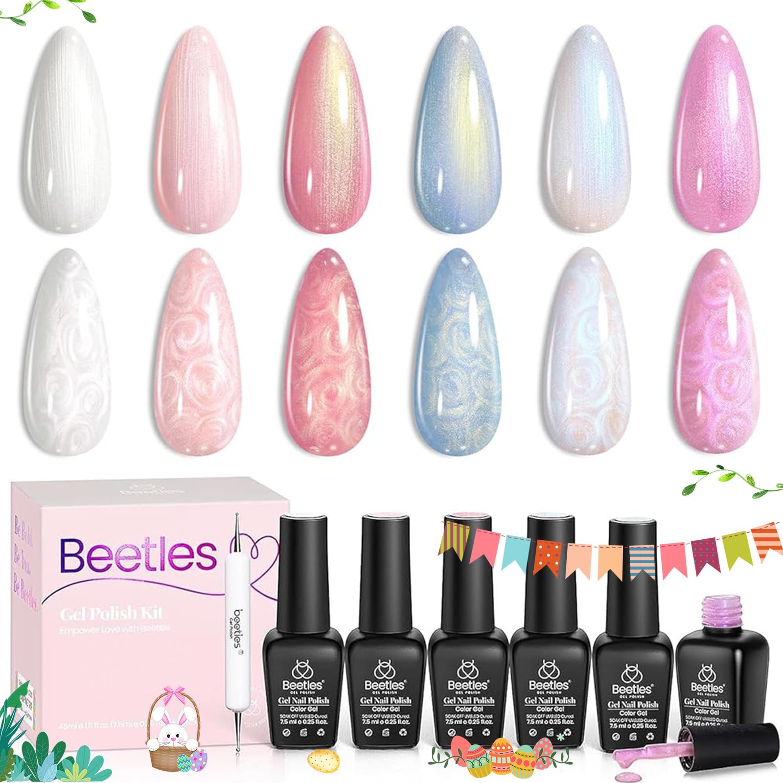 Vernis Gel Beetles Coffret cadeau gel idéal pour offrir une manucure créative