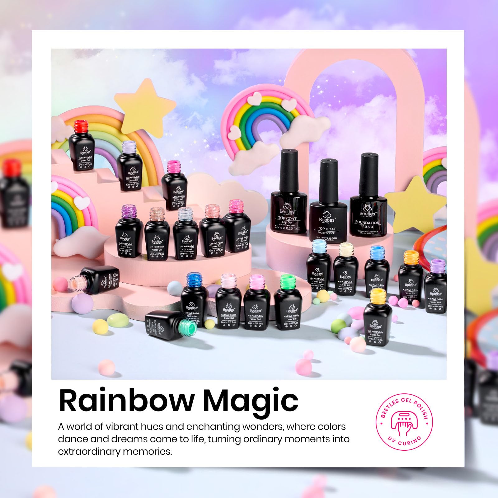 Beetles coffret couleurs offre une variété complète.