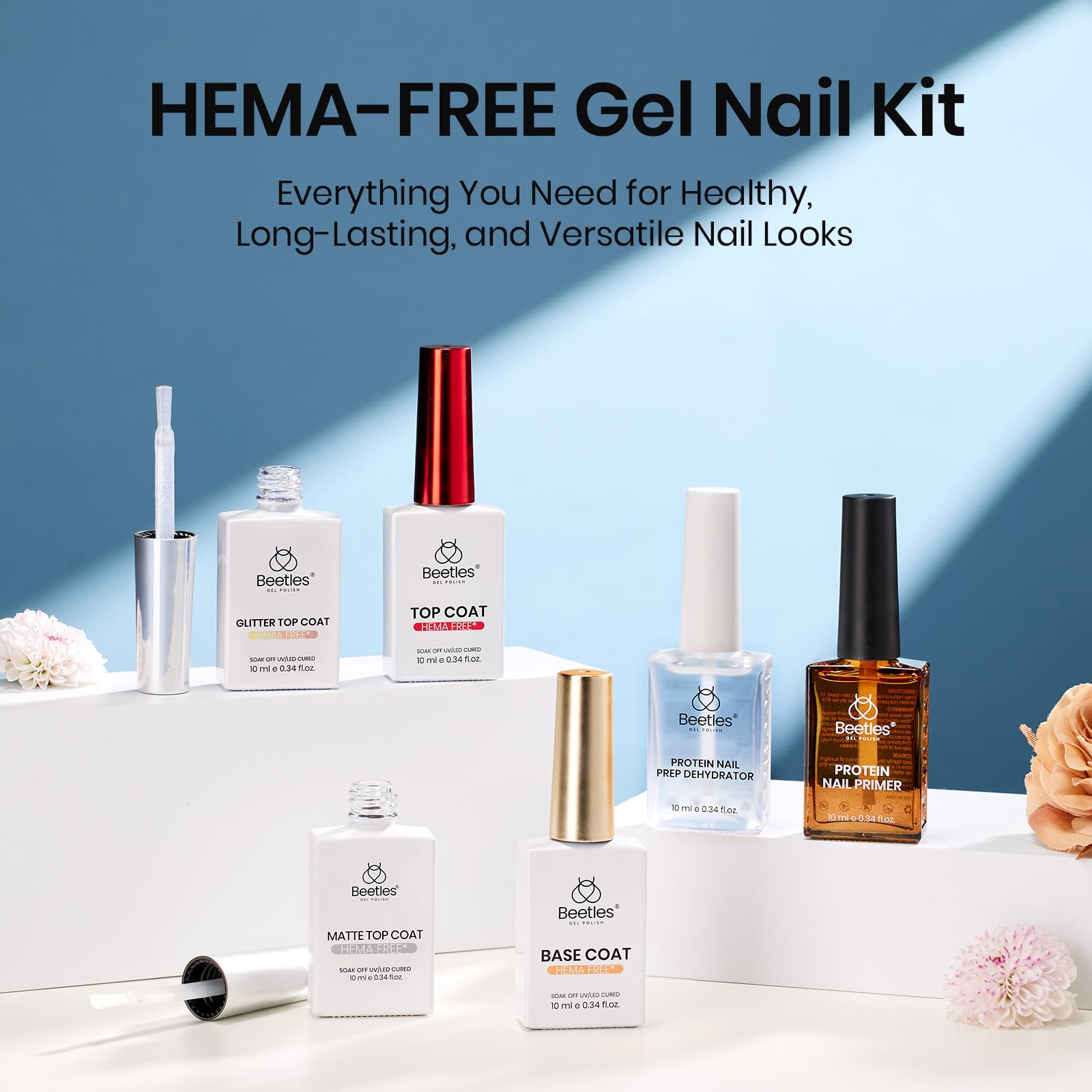 Beetles Coffret Nail Art Beetles Gel Polish, cadeau idéal pour les passionnés.