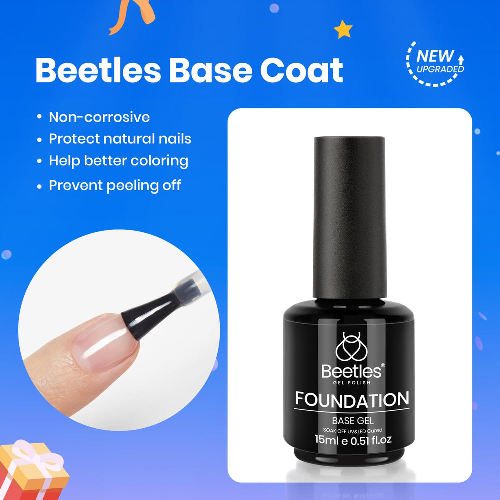 Beetles: coffret vernis gel 3 pièces, kit polyvalent pour différents motifs