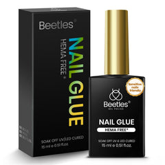Colle Gel Beetles, bouteille 15ml, adaptée aux ongles sensibles et longue tenue