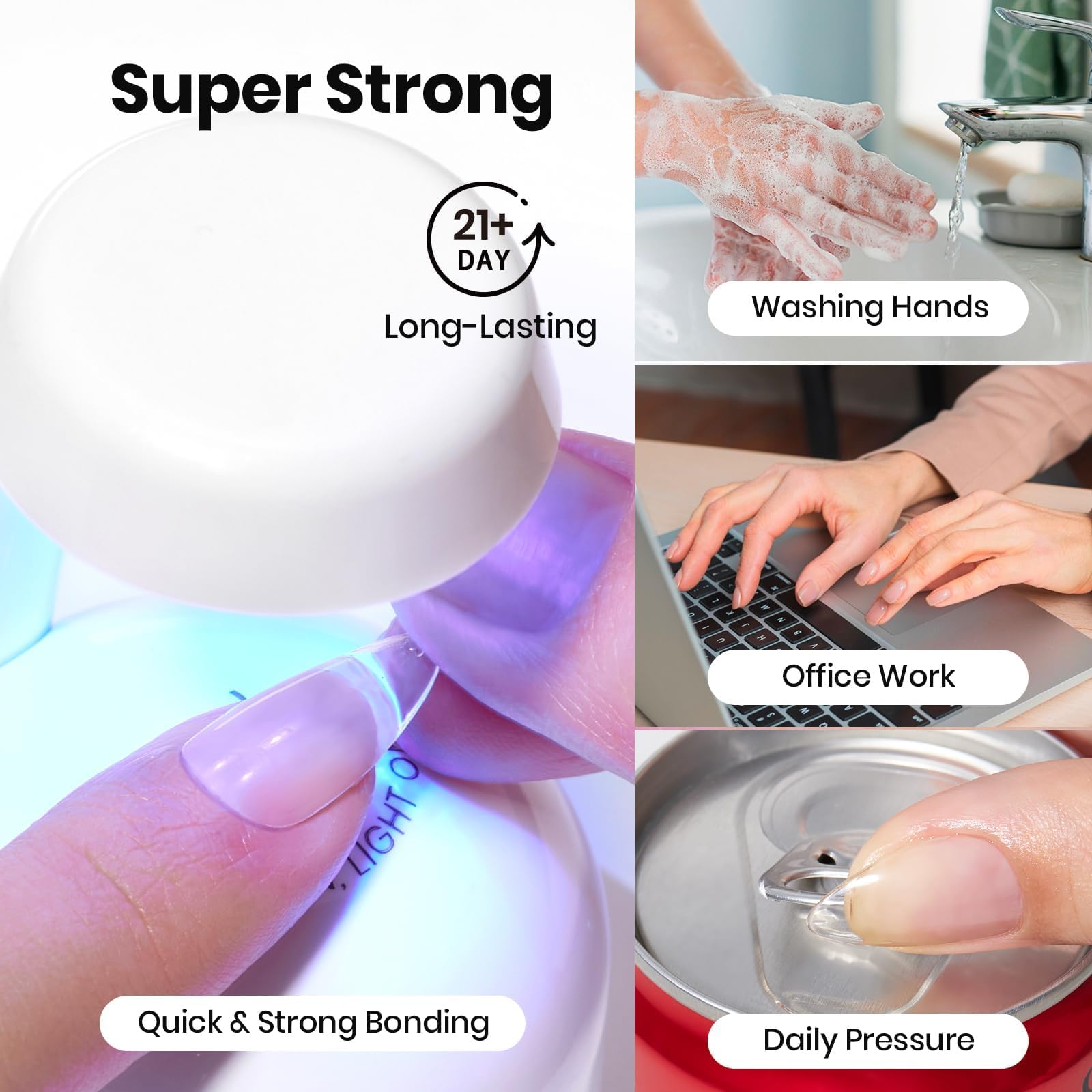 Colle Gel Beetles : formule sans allergènes, adaptée pour peaux sensibles
