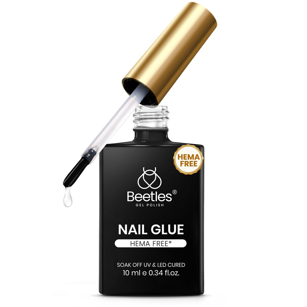 Beetles Colle Gel Ongles Sans HEMA, adhérence fiable pour tenue prolongée.