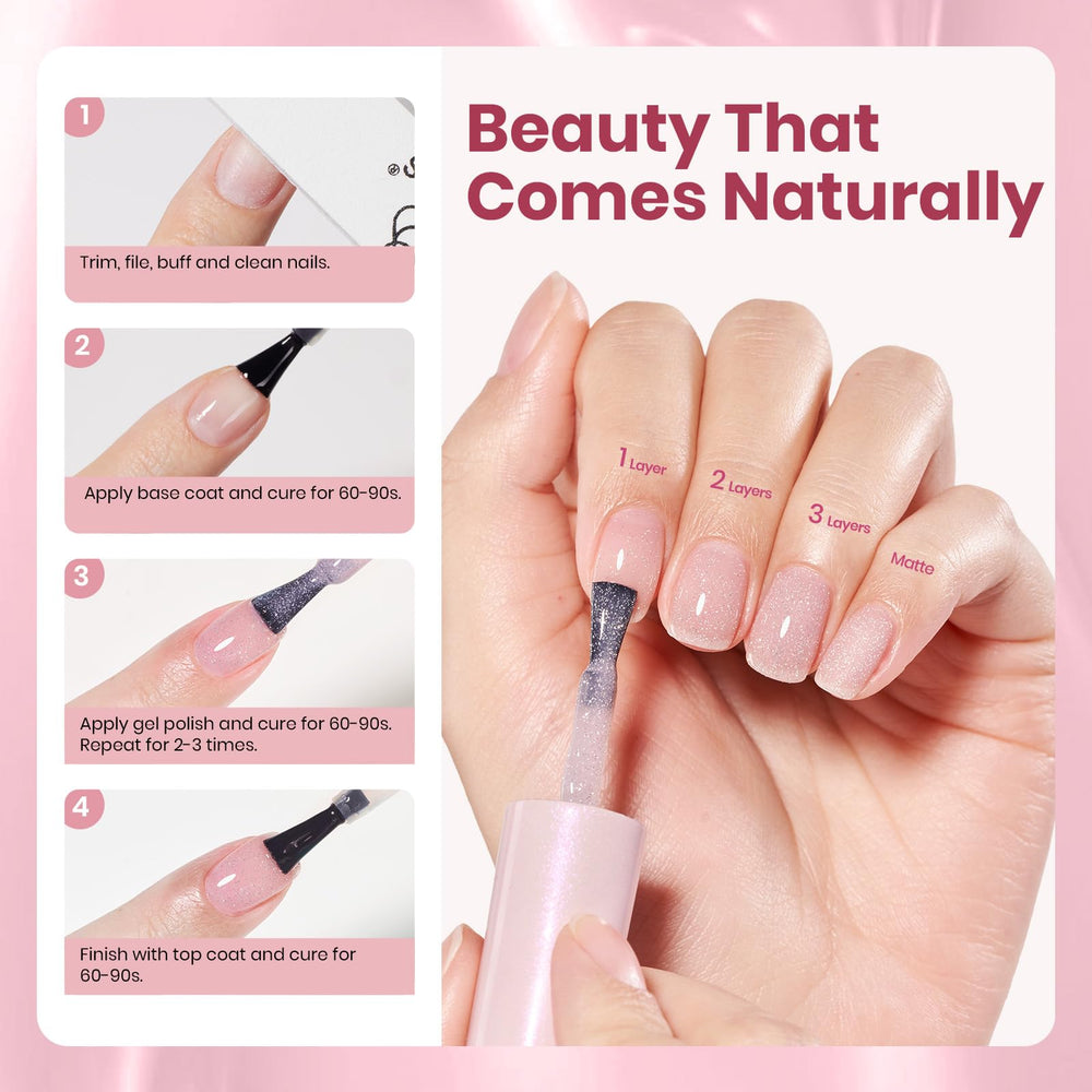 Beetles vernis gel Rose pâle, conseils sécurité et test cutané.