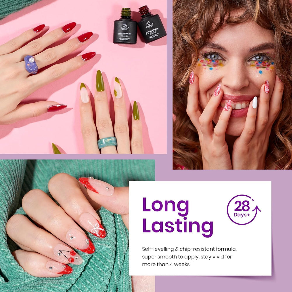 Top coat gel mat Beetles pour un fini discret et moderne.