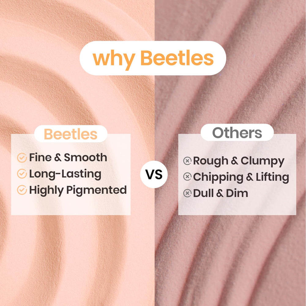 Beetles Dip Powder Kit dust brush helps clean dust for precise results