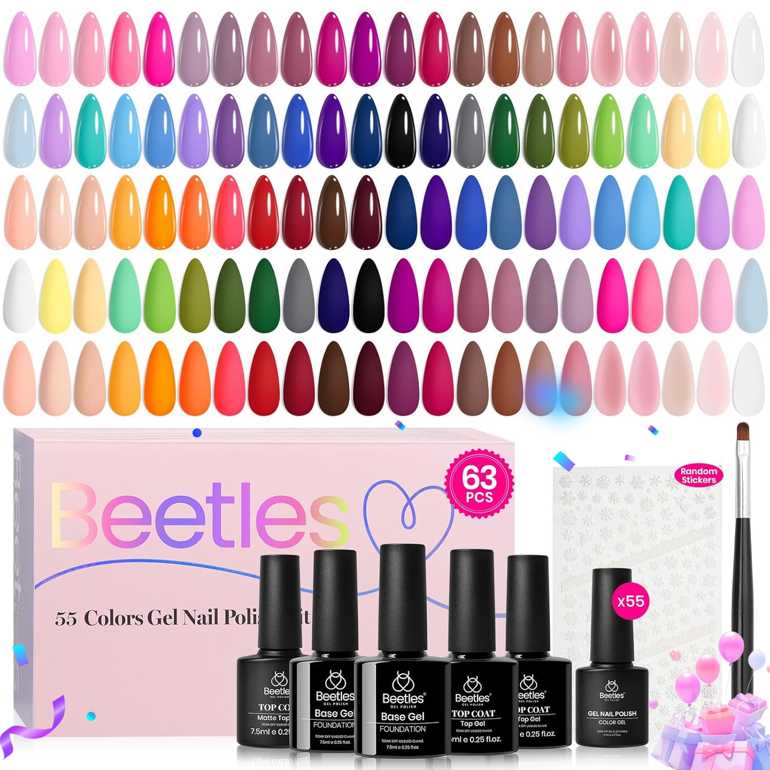 Beetles emballage cadeau vernis gel prêt à offrir.