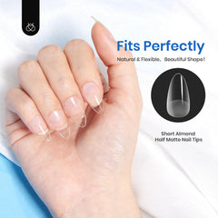 Beetles embouts-ongles-gel préformés: forme idéale sans limage.
