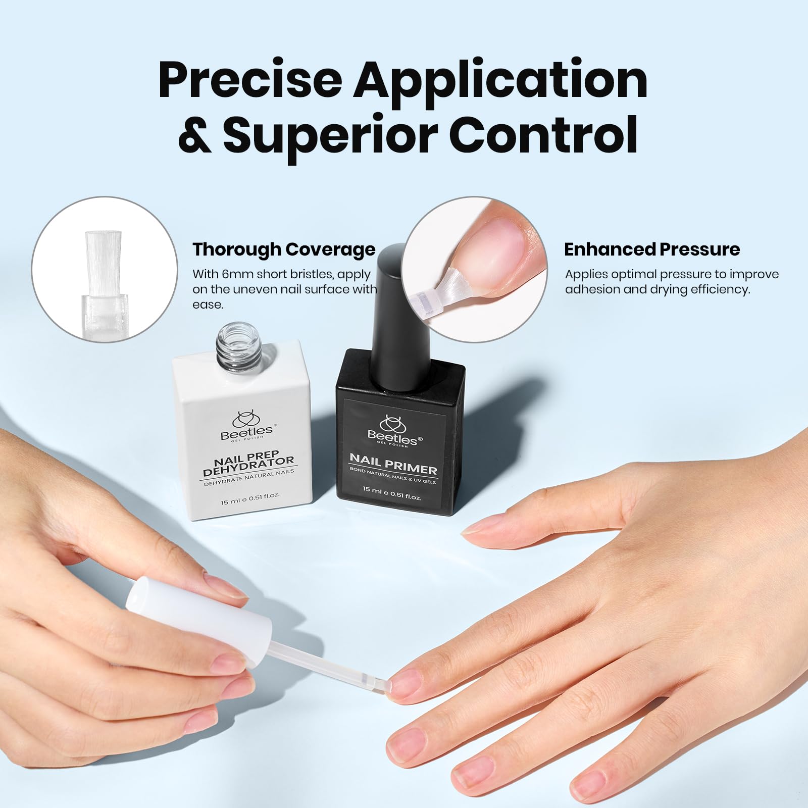 Beetles Ensemble Base et Top Coat Gel : fondation et finition efficaces.