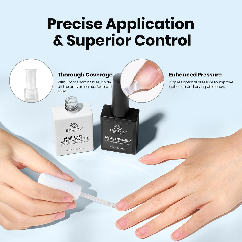 Beetles Ensemble Base et Top Coat Gel : fondation et finition efficaces.