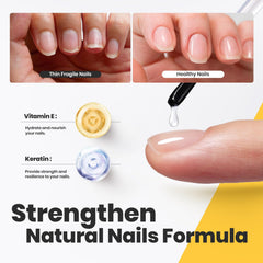 Beetles Gel Polish – ensemble base et vernis 3-en-1, kit pratique.