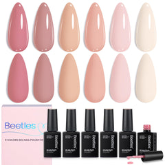 Beetles Vernis Gel Nude Rose – ensemble nude pour look discret