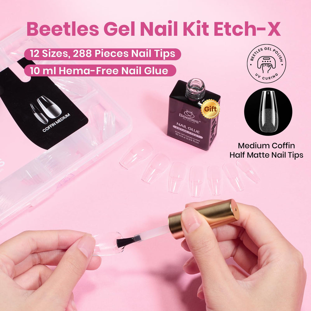 Bouteille de colle gel Beetles Etch-X pour une adhérence rapide.